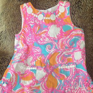 Baby Lilly Knit Shift Dress in Feeling Tanked (Shorely Blue) size 18-24 months